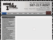 Tablet Screenshot of doubleedgerentals.com